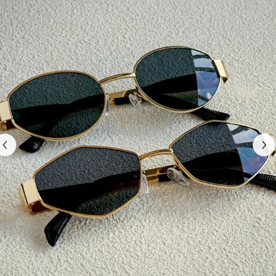 Street Fashion Glasses - トレンドのラウンドフレームメタルサングラス レディース ファッション性と汎用性を兼ね備えたサングラス