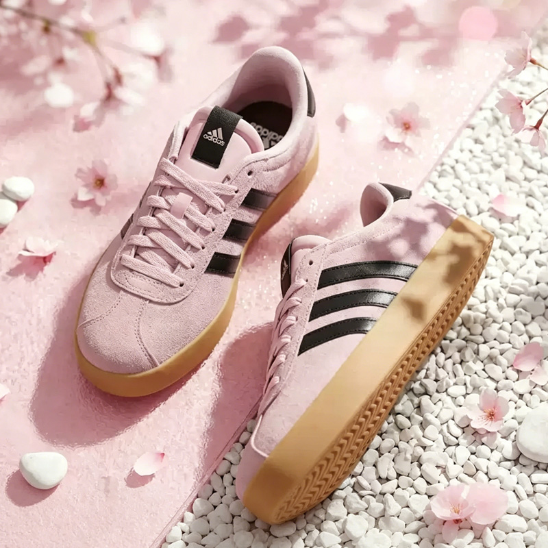 Street Fashion Adidas - アディダス レディース ロートップ スケートボード スニーカー スエード