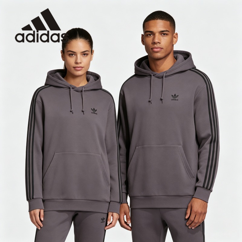 Street Fashion Adidas - アディダス アシンメトリーヘム Y2K パーカー ユニークカット ハイストリート