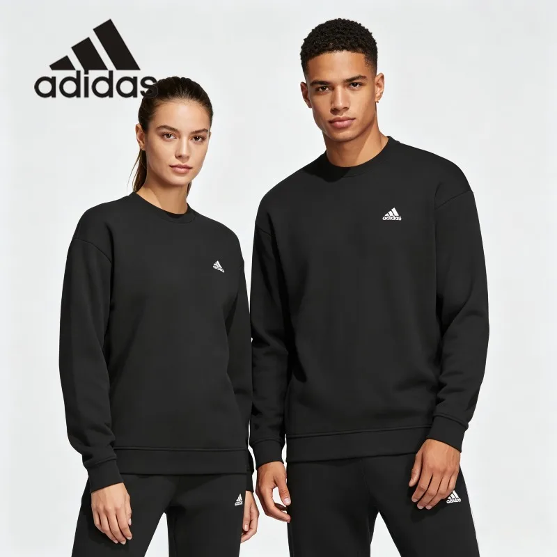 Street Fashion Adidas - アディダス ラージパターン フード付きコート - 大胆なストリートファッション、適度に暖かい、中厚のアウターウェア。 モデル番号：JM9107。