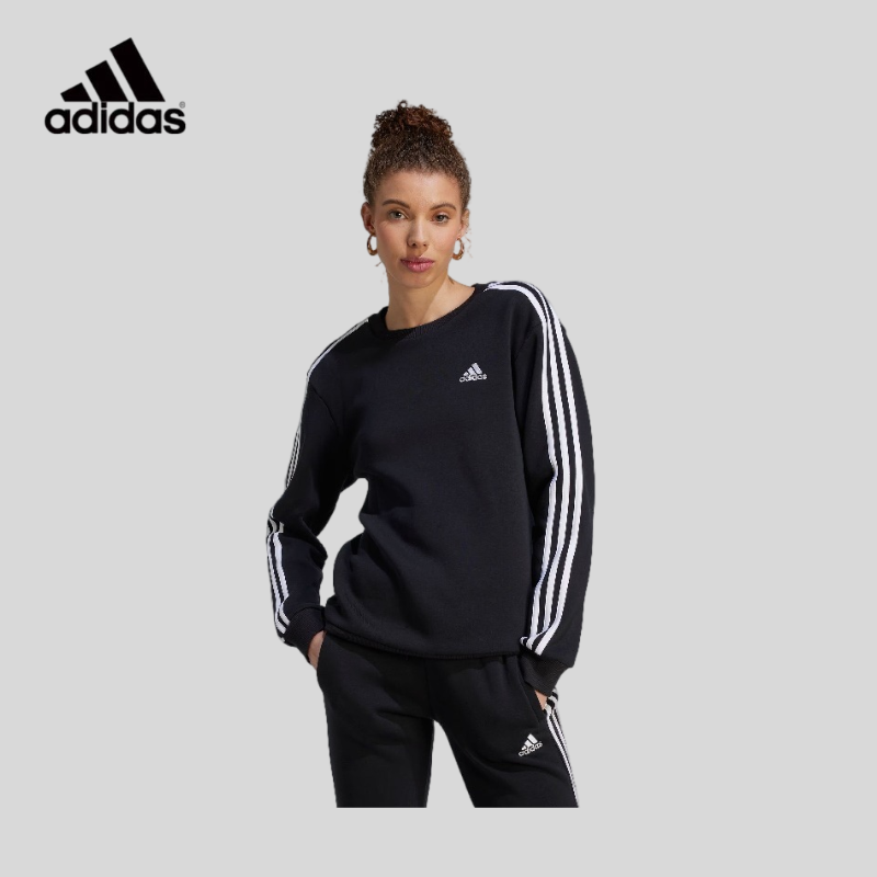 Street Fashion Adidas - アディダス ビッグ グラフィック プリント クルー プルオーバー