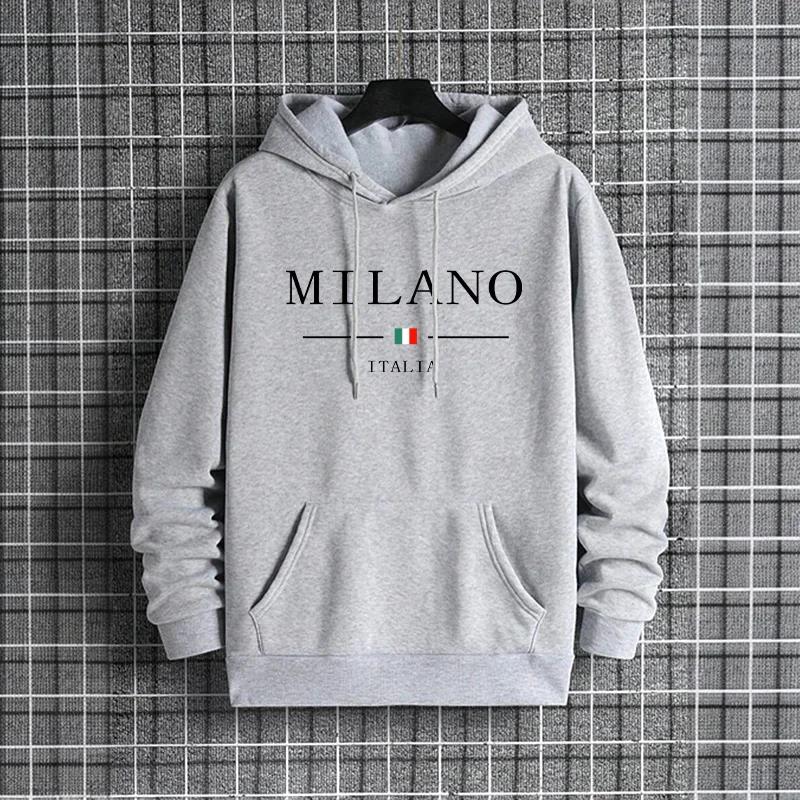 Street Fashion In Milan - イタリア ミラノ ファッション メンズ パーカー 2025