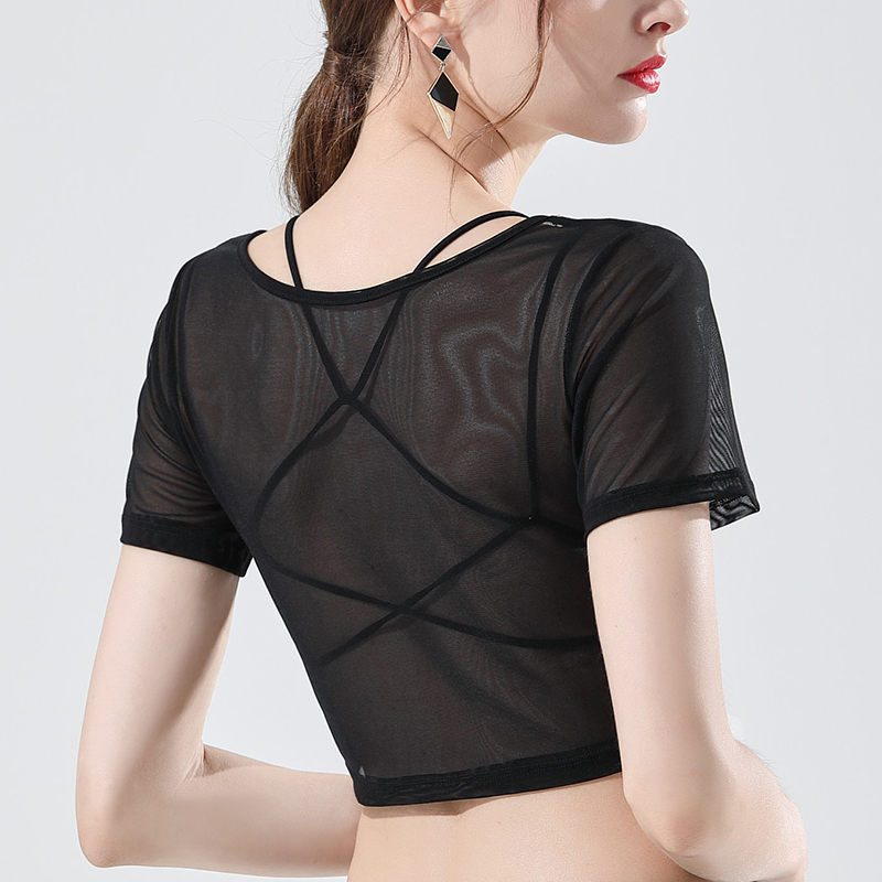 レディース サマー 半袖 メッシュインナーシャツ ホルターネ - Mesh Top Layering のレビューと価格