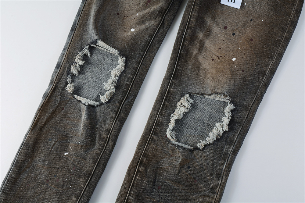 メンズファッション アメリカンジーンズ ハイストリート レト - Distressed Jean Rip のレビューと価格