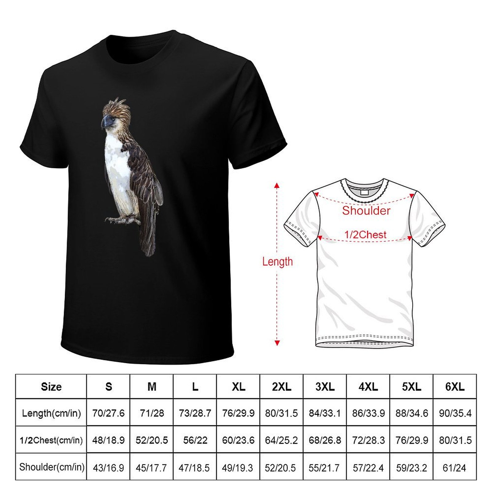 フィリピン・イーグルカラーデザインTシャツ ストリートファッ - Street Fashion Philippines のレビューと価格