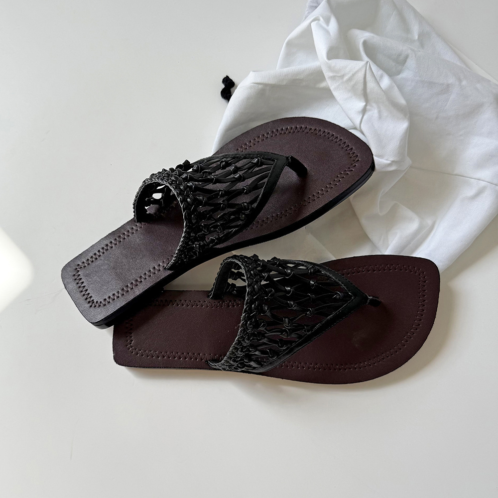 Aucegi 高品質マイクロファイバーレザーフラットサンダル - Street Fashion Dress のレビューと価格