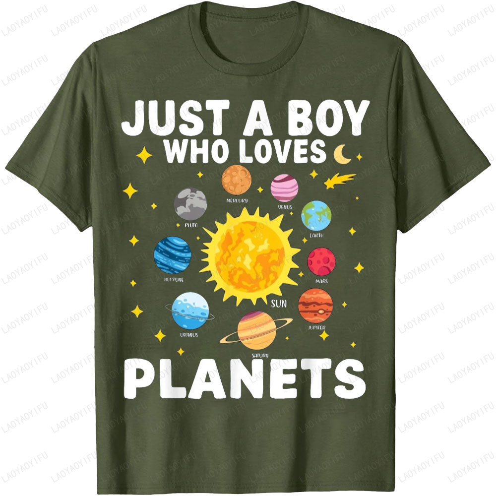 惑星を愛するただの少年 グラフィック Tシャツ メンズ服 太 - Street Fashion Loverboy のレビューと価格