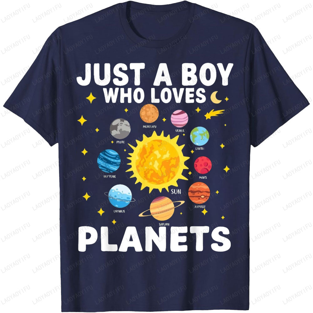 惑星を愛するただの少年 グラフィック Tシャツ メンズ服 太 - Street Fashion Loverboy のレビューと価格