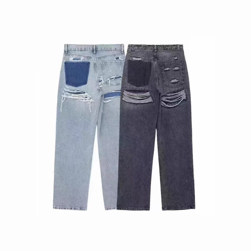 レディース ミッドウエスト ルーズフィット ダメージ加工 リ - Distressed Jean Rip のレビューと価格