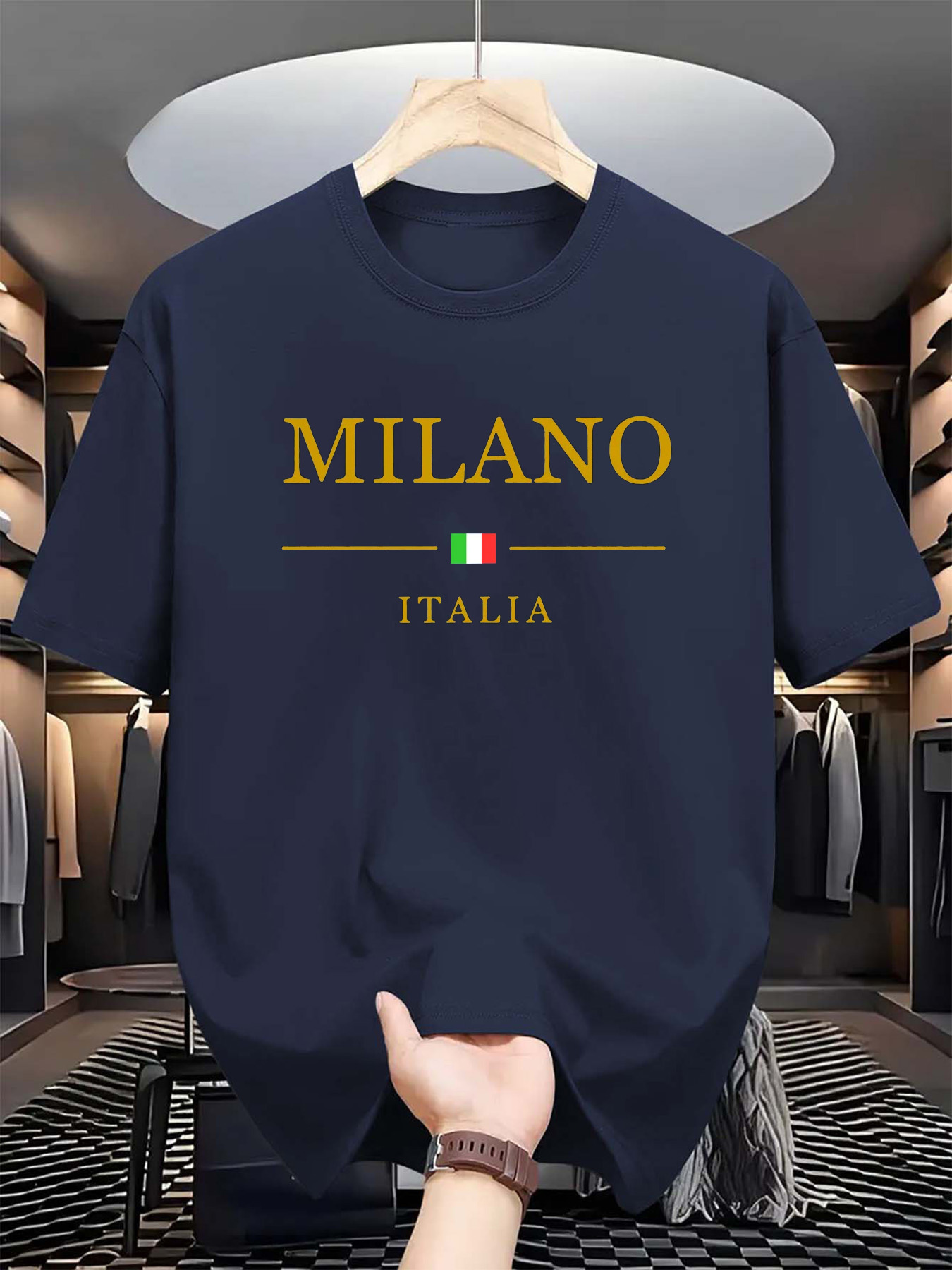 イタリア ミラノ プリント メンズ レディース ピュアコット - Street Fashion In Milan のレビューと価格