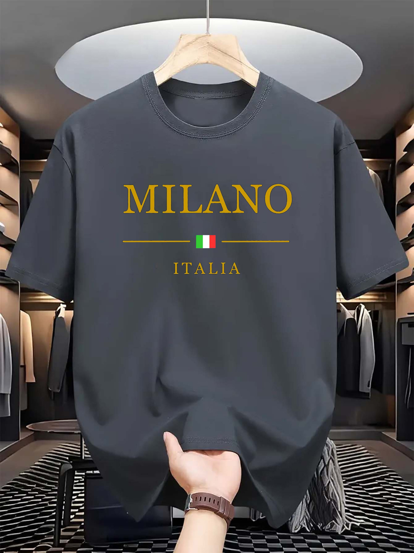 イタリア ミラノ プリント メンズ レディース ピュアコット - Street Fashion In Milan のレビューと価格