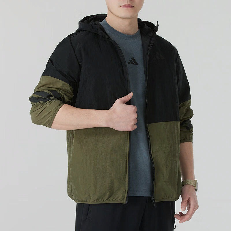 アディダス ウォッシュド フード ウィンド ジャケット 春  - Street Fashion Adidas のレビューと価格