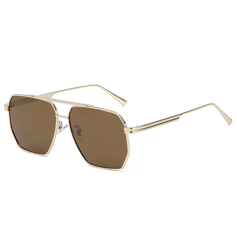 新型メタルダブルビーム偏光サングラス　おしゃれなユニセックス - Street Fashion Glasses のレビューと価格