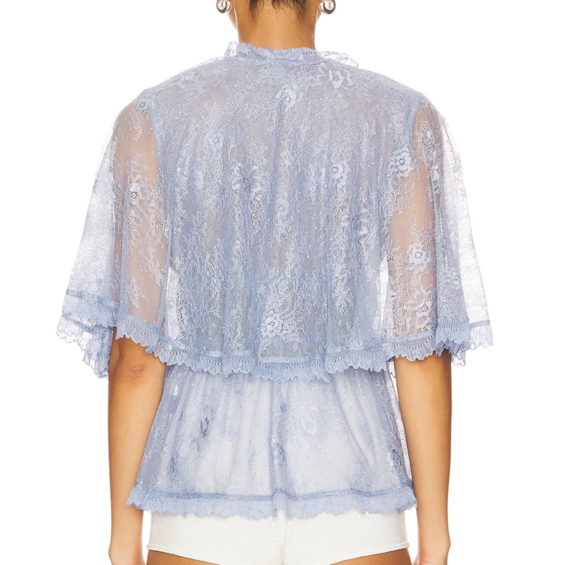 レディース エレガント シアー フローラルレース シースルー - Mesh Top Layering のレビューと価格