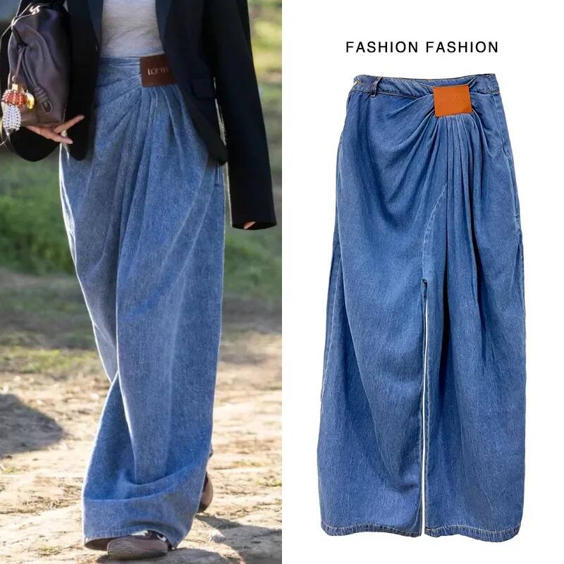 ワイドレッグジーンズ レディース 2026年新作 夏 ファッ - Street Fashion Taiwan のレビューと価格