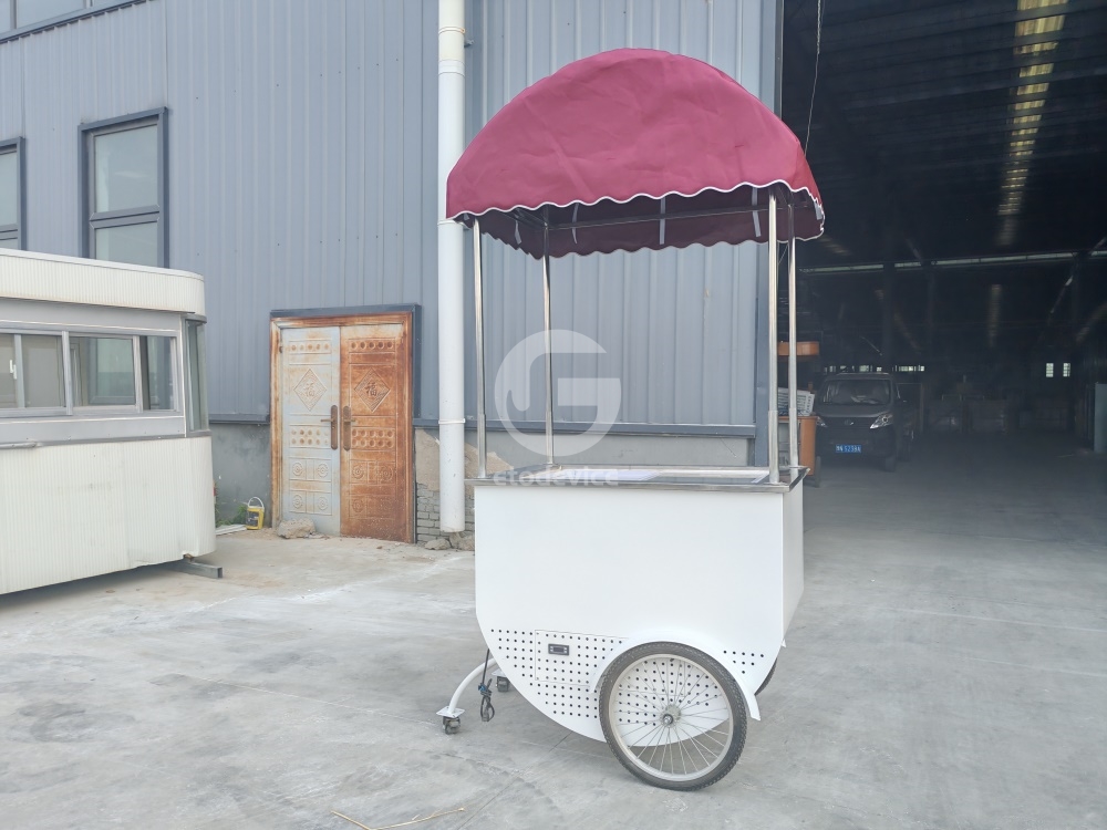移動式屋台用アイスクリーム・飲料・スナック販売用手押しカート - Street Fashion Vendors のレビューと価格