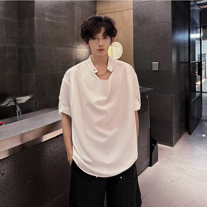 WTHT ファッション 2026 夏メンズソリッドカラー包帯 - Street Fashion Taiwan のレビューと価格