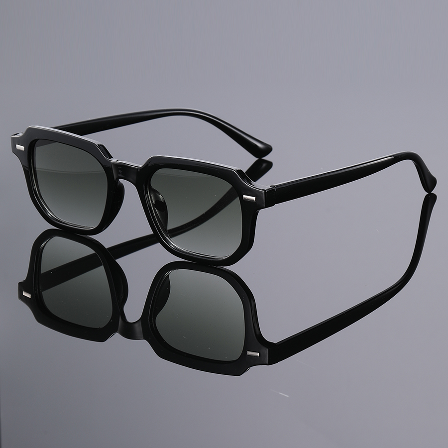 1 個メンズファッションメガネ新しいトレンディなスクエアフレ - Street Fashion Glasses のレビューと価格