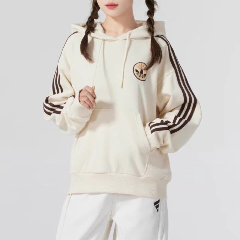 アディダス アシンメトリーシーム フードスウェットシャツ ハ - Street Fashion Adidas のレビューと価格