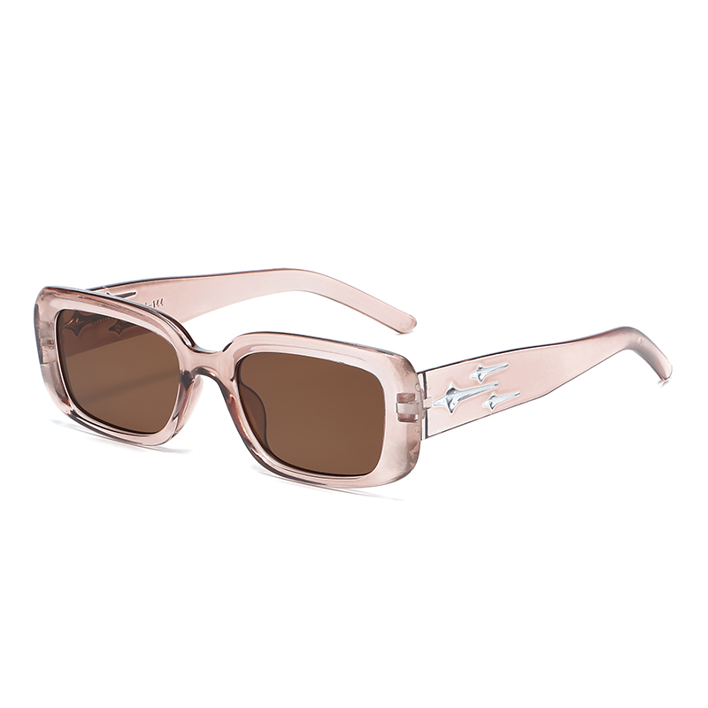 レトロ Y2K スタイル小さな正方形サングラス女性子猫眼サン - Street Fashion Glasses のレビューと価格