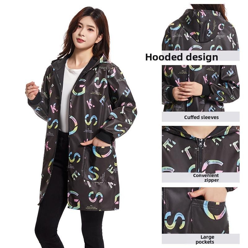 プラスサイズレインコートジャケット厚手フリース長袖ストリート - Street Fashion Vendors のレビューと価格