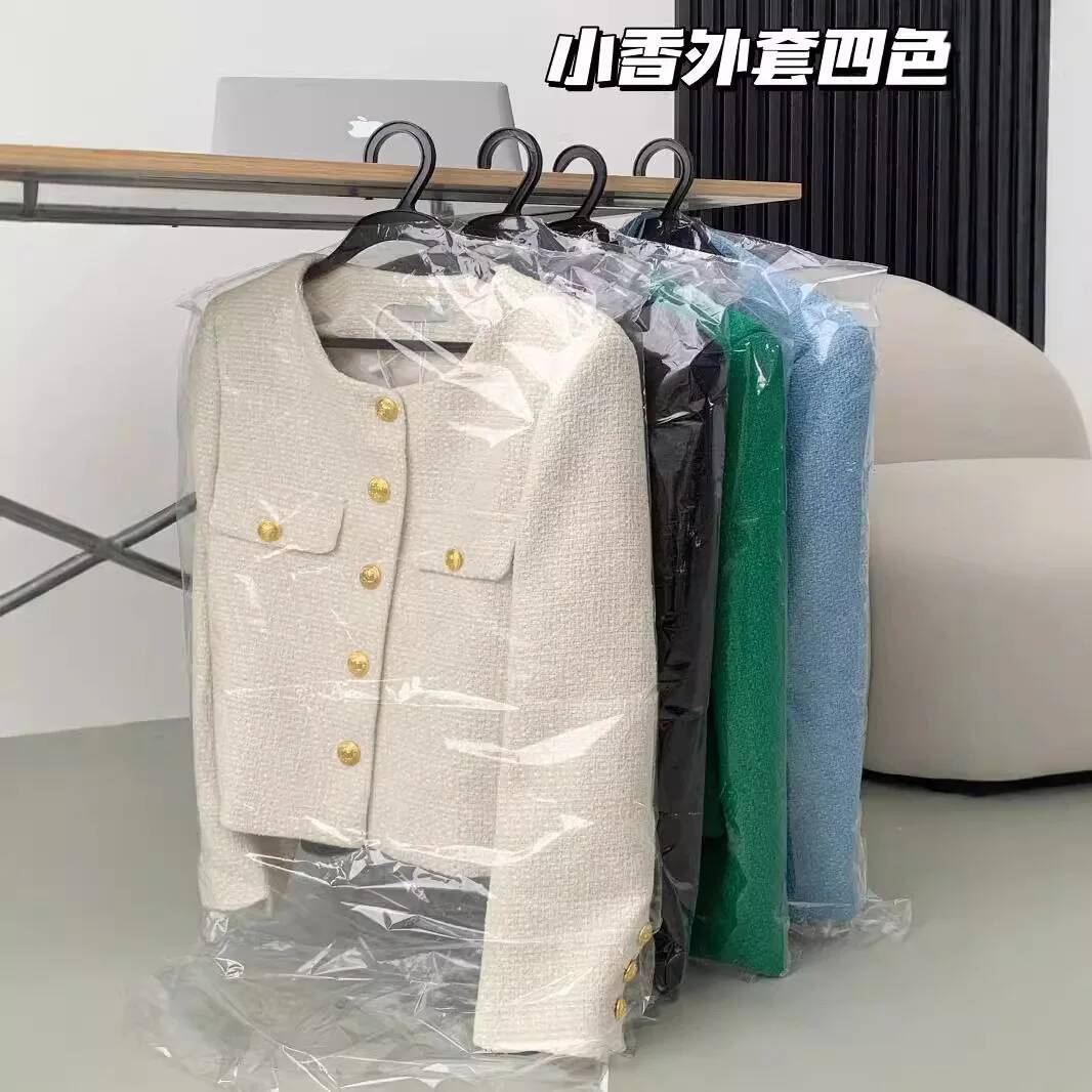 ファッションフリンジチェック柄ツイードジャケットコート女性の - Street Fashion Taiwan のレビューと価格