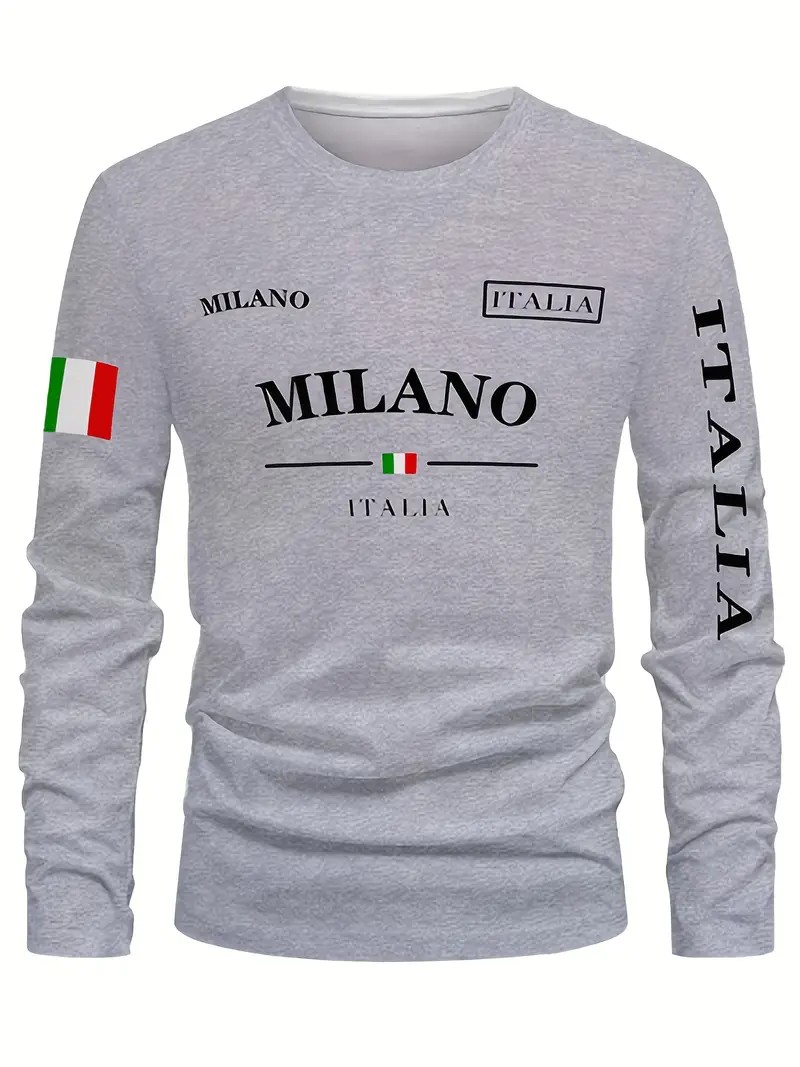 2026年春夏 メンズ長袖Tシャツ ストリートファッション  - Street Fashion In Milan のレビューと価格
