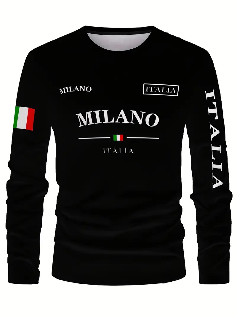 2026年春夏 メンズ長袖Tシャツ ストリートファッション  - Street Fashion In Milan のレビューと価格